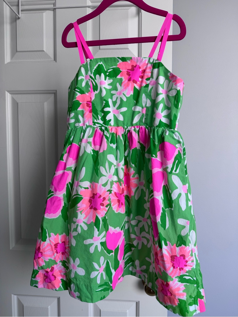 Lilly Pulitzer Girls Little Lottie Dress Everything Nice Print - Excellent cond.